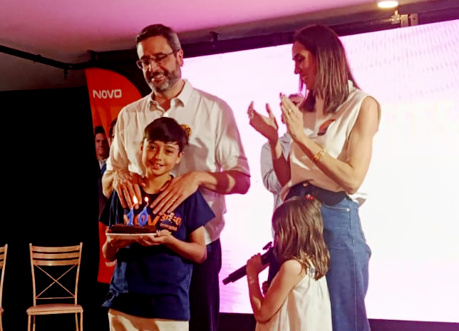 Henrique, filho de Cláudia+Homero Marchese comemora aniversário